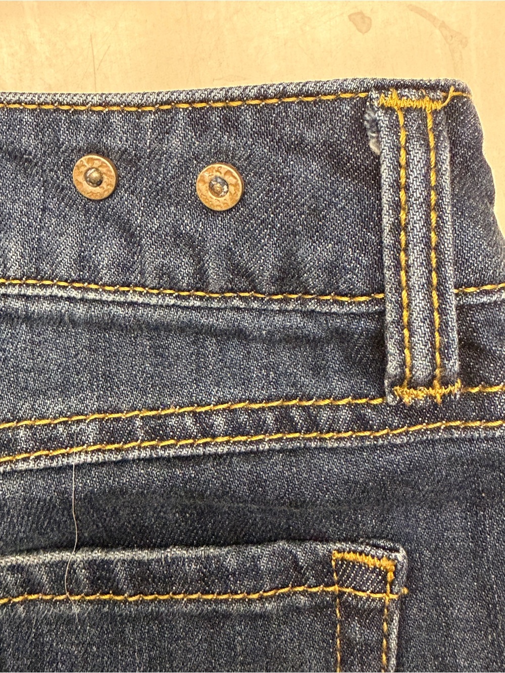 CAbi Beach Club Wash Raw Hem Tomboy Denim Shorts - size 10 - Picture 9 of 9